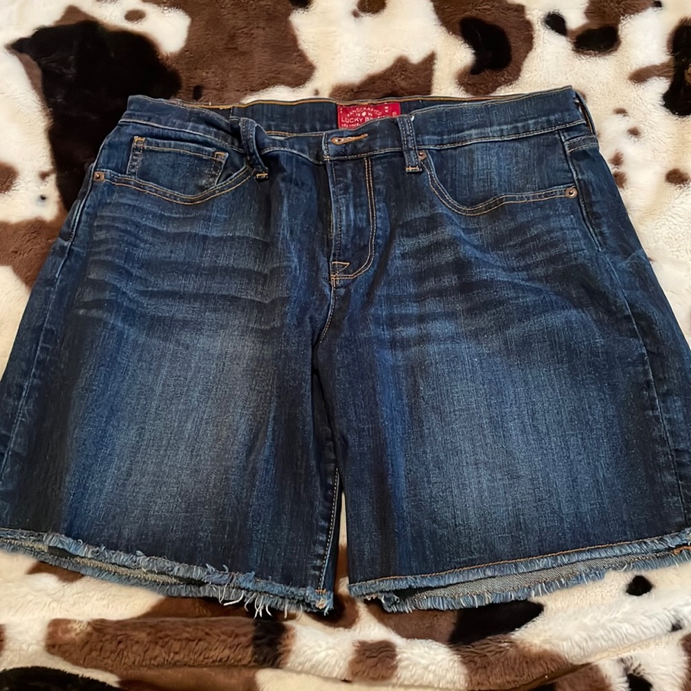 Denim shorts